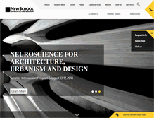 Tablet Screenshot of newschoolarch.edu